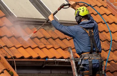 Démoussage et hydrofuge de toiture à Jessains
